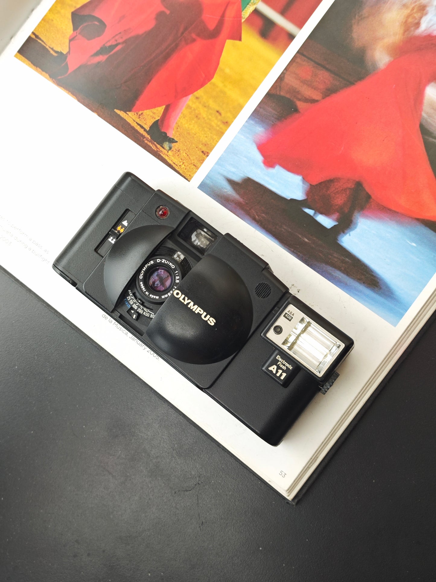 Olympus XA2 with A11 flash