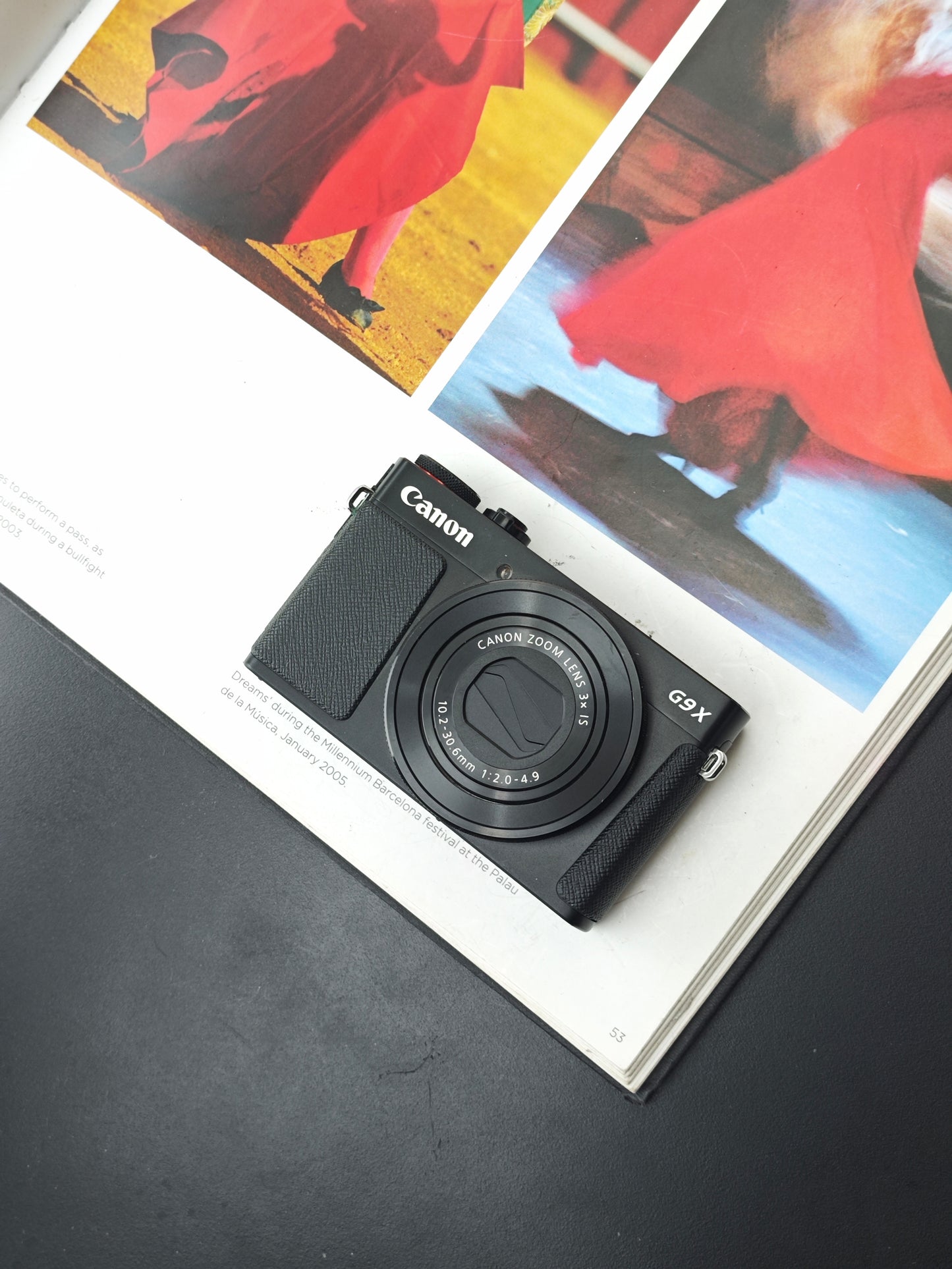 Used Canon PowerShot G9X black Digital Camera [No charger]