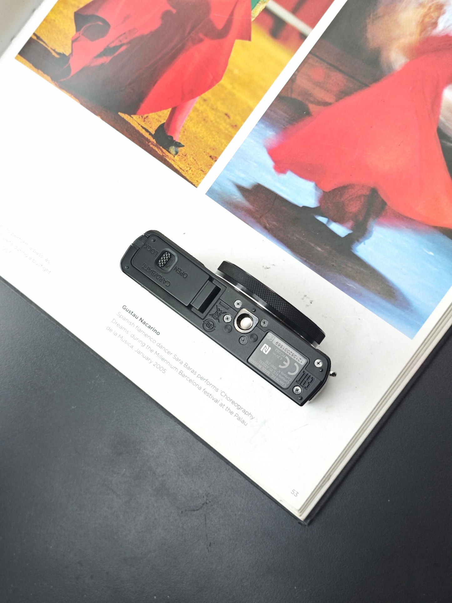 Used Canon PowerShot G9X black Digital Camera [No charger]