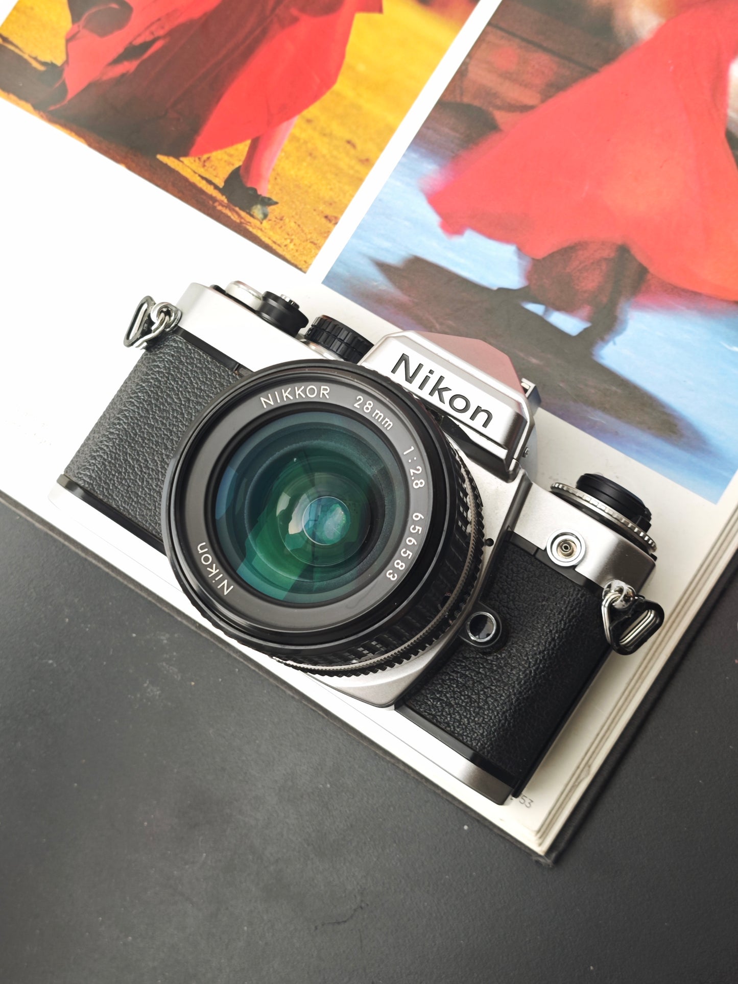 Nikon FE silver with Nikkor 28mm F2.8 Ai-S