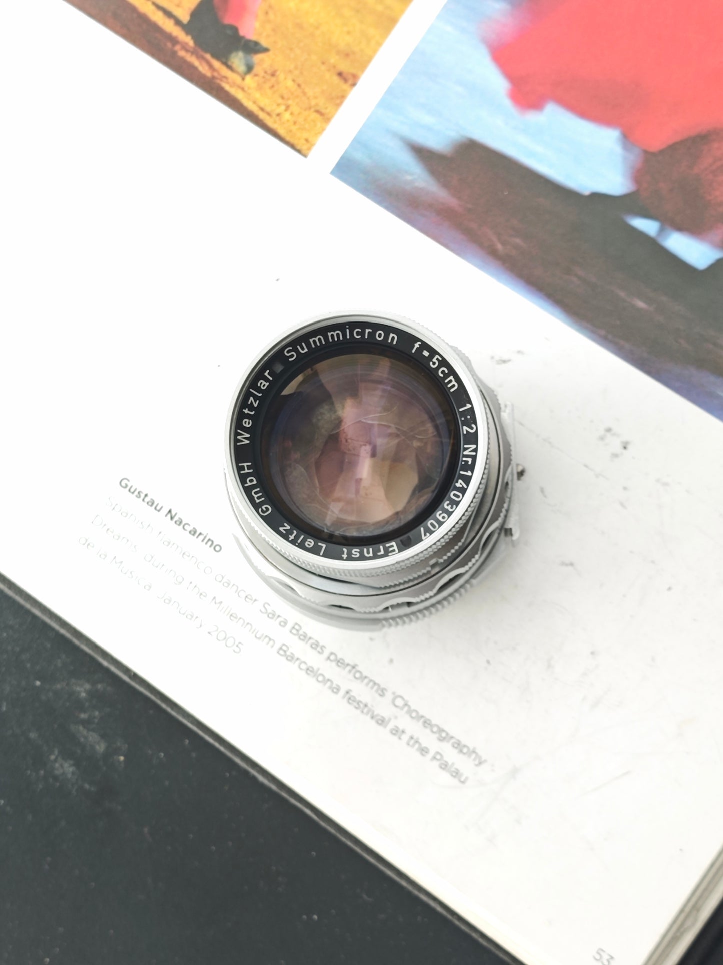 Ernst Leitz GmbH Wetzlar Summicon 5cm F2 Rigid version #1403907