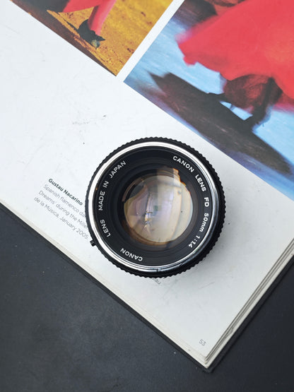 *READ* Canon Lens FD 50mm F1.4