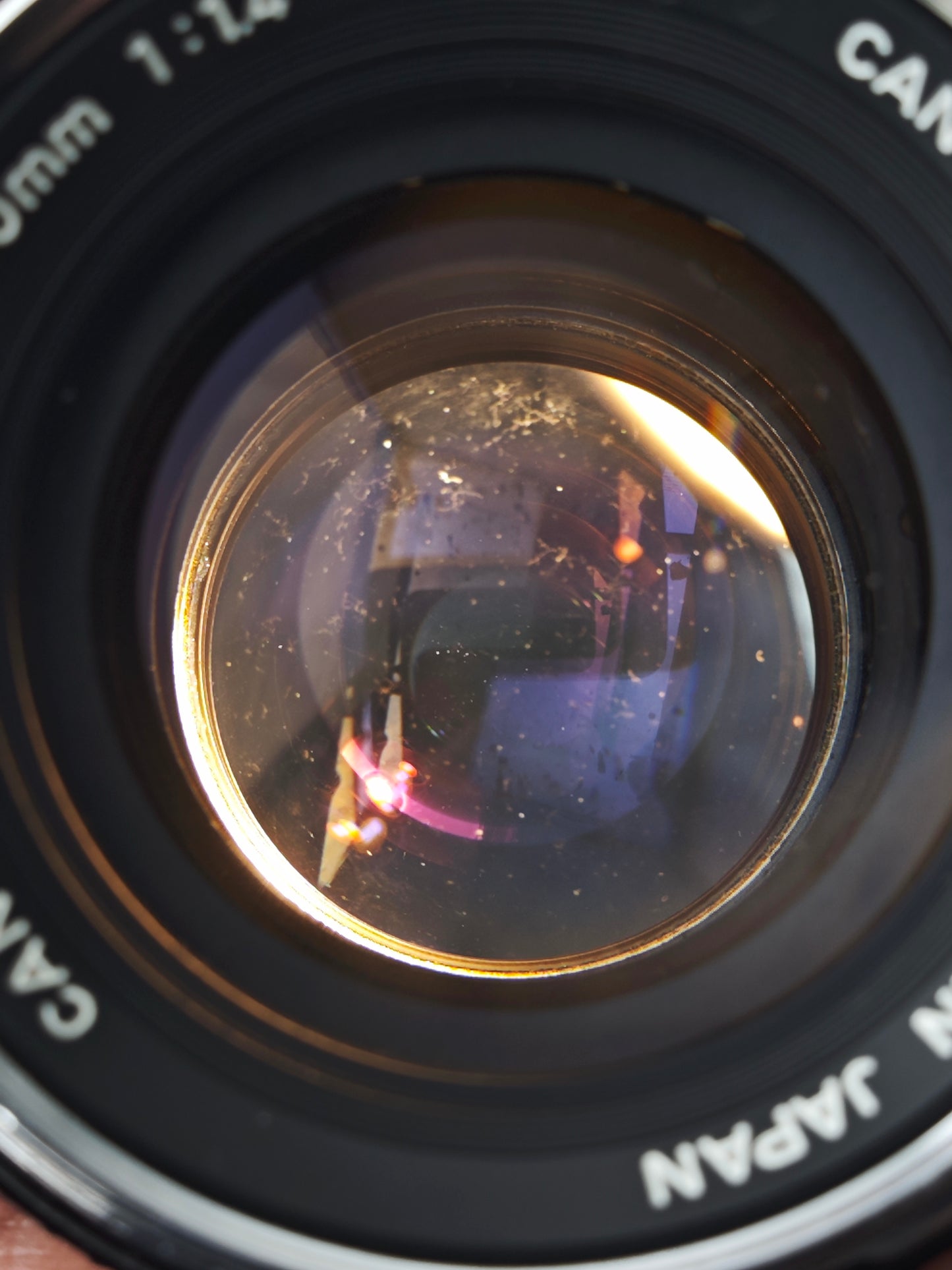 *READ* Canon Lens FD 50mm F1.4