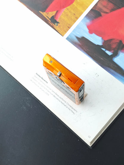 Used Casio EXILIM EX-S200 orange Digital Camera [No charger]