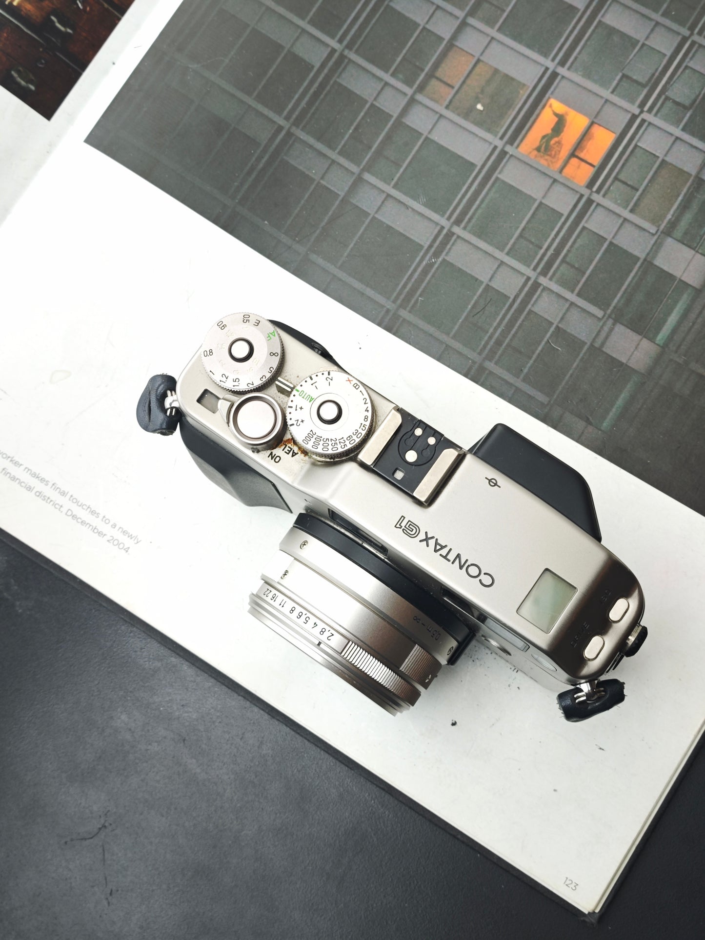 Contax G1 white label with Carl Zeiss Biogon 28mm F2.8 T*