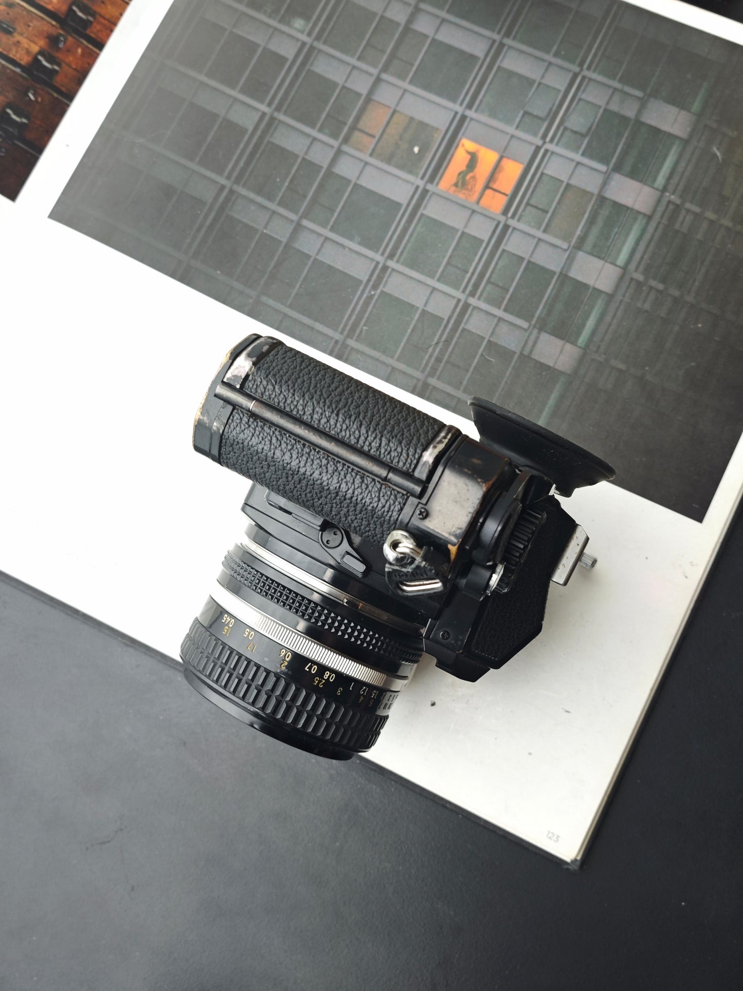 Nikon FM2 N7 black with Nikon Nikkor 50mm F1.4 Ai-S