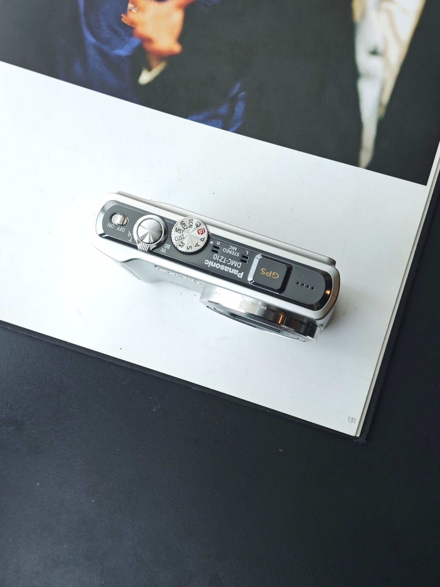 Used Panasonic Lumix DMC-TZ10 silver Digital Camera [JPN only, No charger]