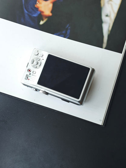 Used Panasonic Lumix DMC-TZ10 silver Digital Camera [JPN only, No charger]