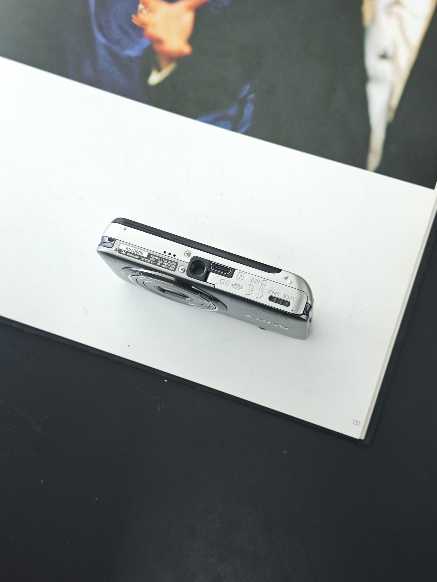 Used Sony Cyber-shot DSC-WX7 silver Digital Camera [JPN only, No charger]
