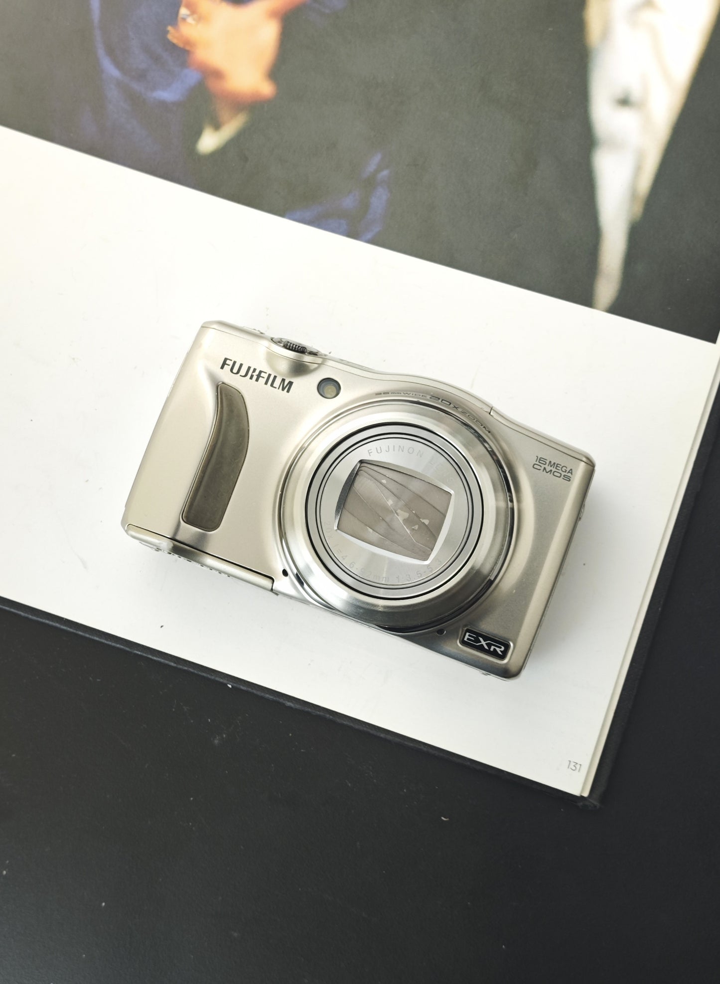 Used FujiFilm Finepix F770 EXR silver Digital Camera [No charger]