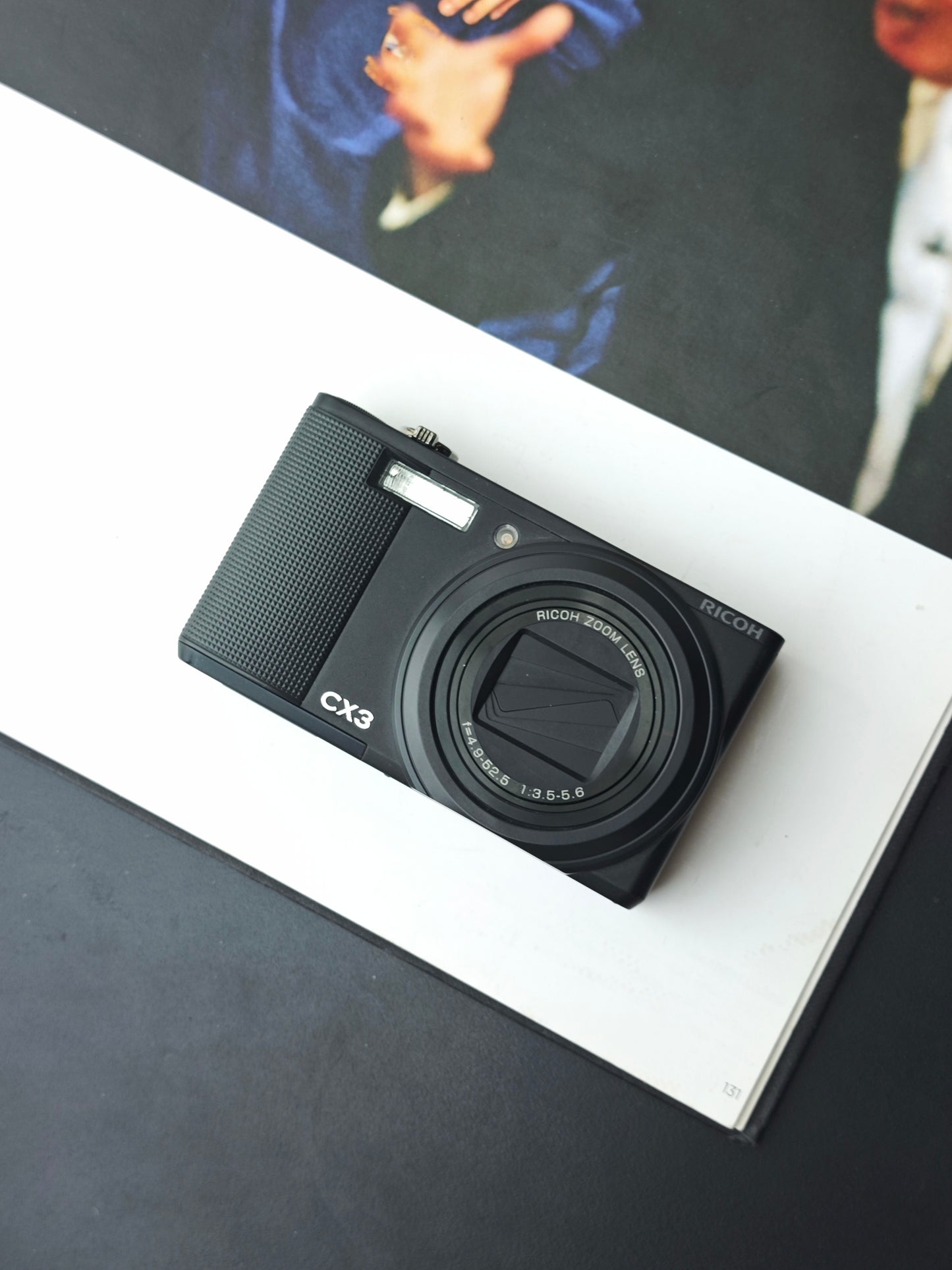 Used Ricoh CX3 black Digital Camera [No charger]