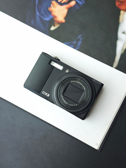 Used Ricoh CX3 black Digital Camera [No charger]