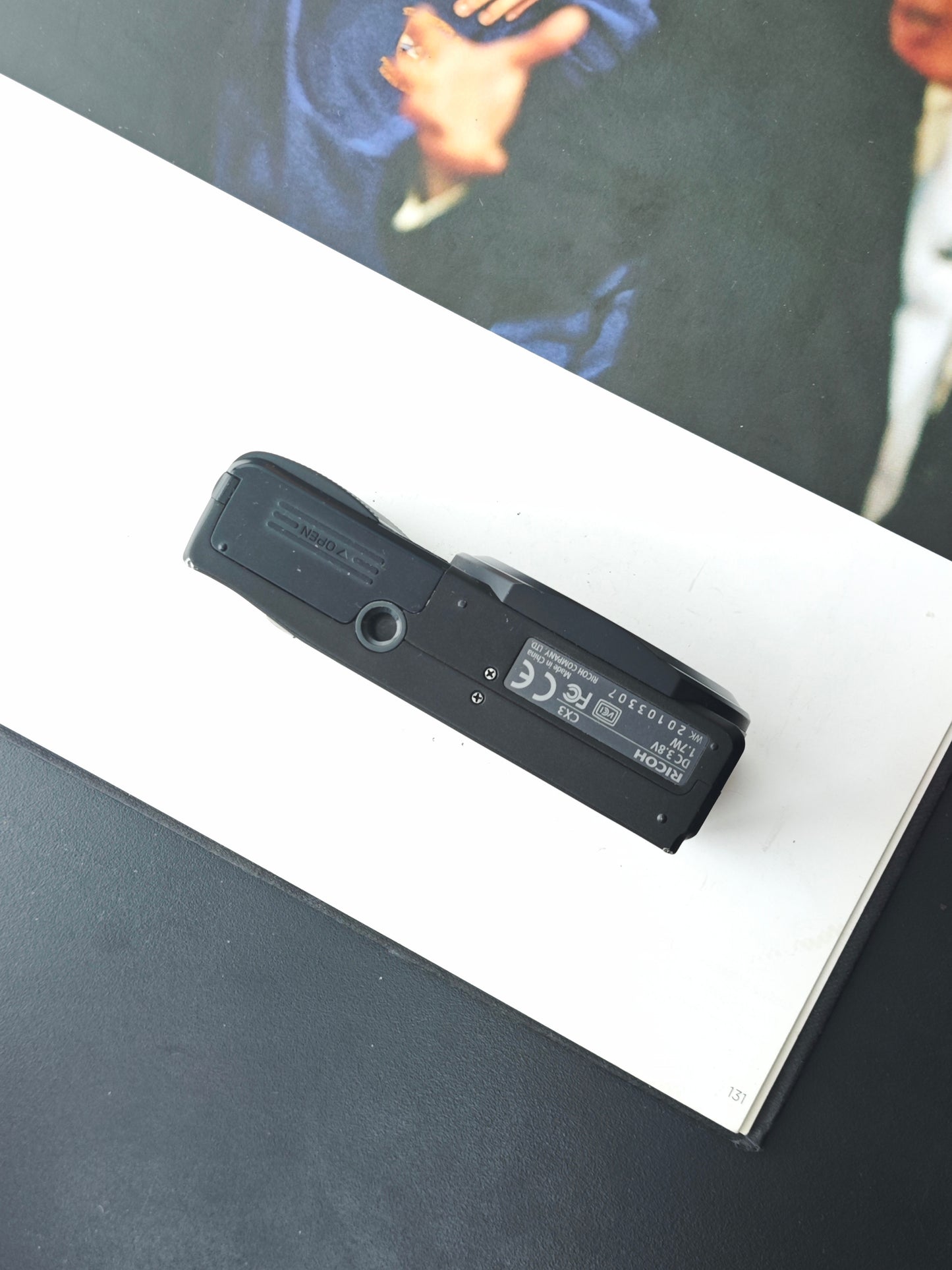 Used Ricoh CX3 black Digital Camera [No charger]