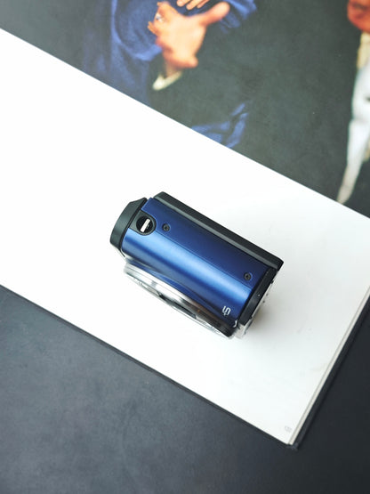 Used Casio EXILIM EX-ZR1600 navy blue Digital Camera [No charger]