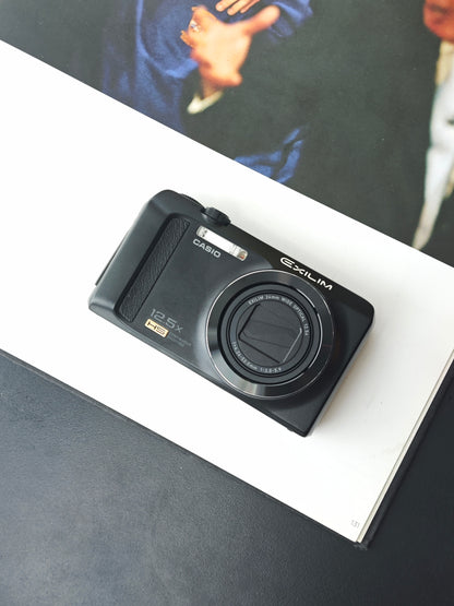 Used Casio EXILIM EX-ZR200 black Digital Camera [No charger]