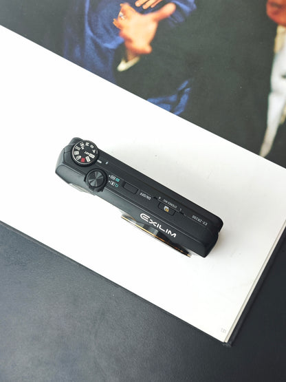 Used Casio EXILIM EX-ZR200 black Digital Camera [No charger]