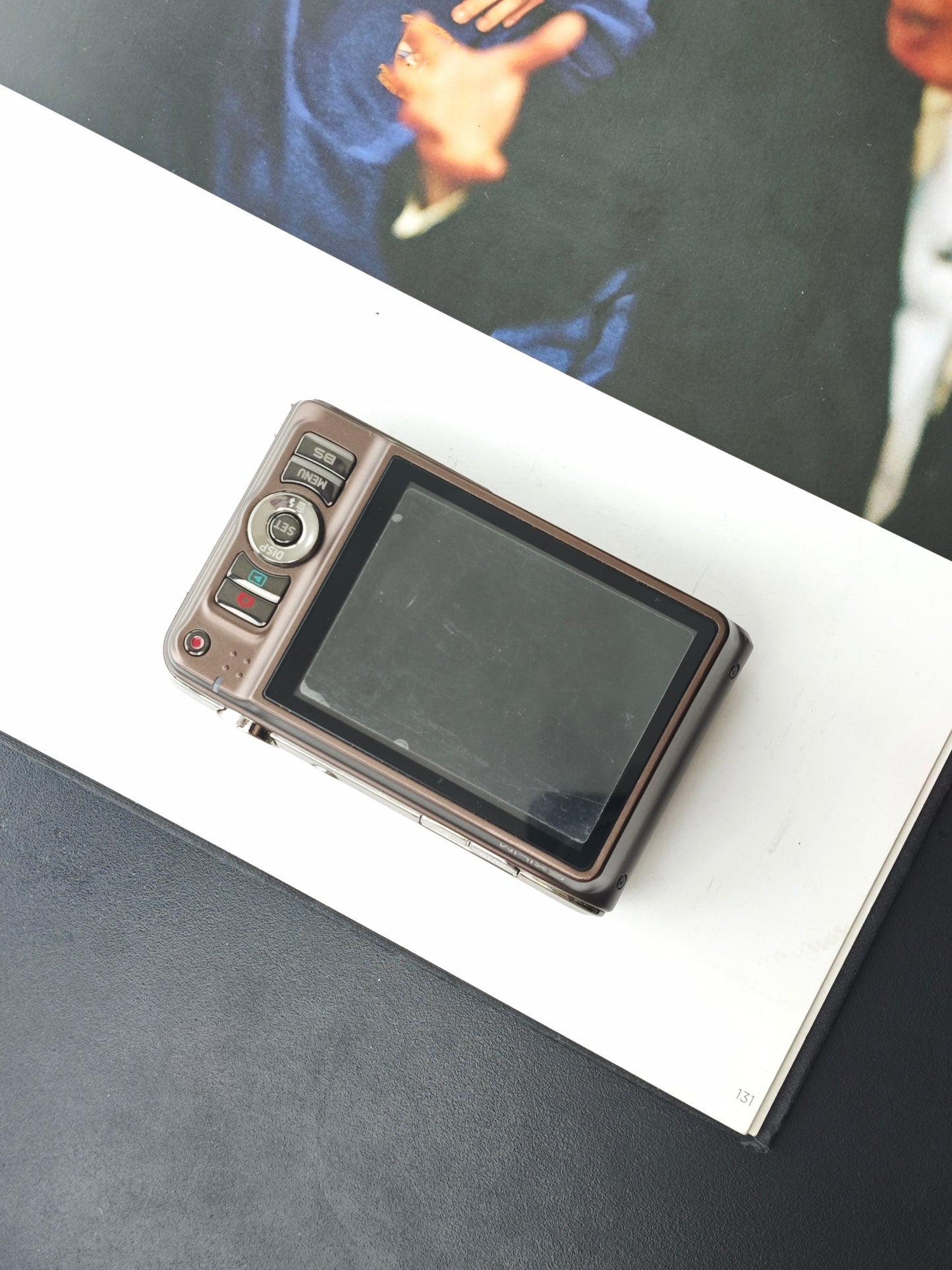 Used Casio EXILIM EX-H15 brown Digital Camera [No charger]