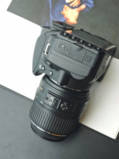 Used Nikon D3100 with AF-S Nikkor 18-55mm F3.5-5.6 G Shutter Count 38xx [No charger]