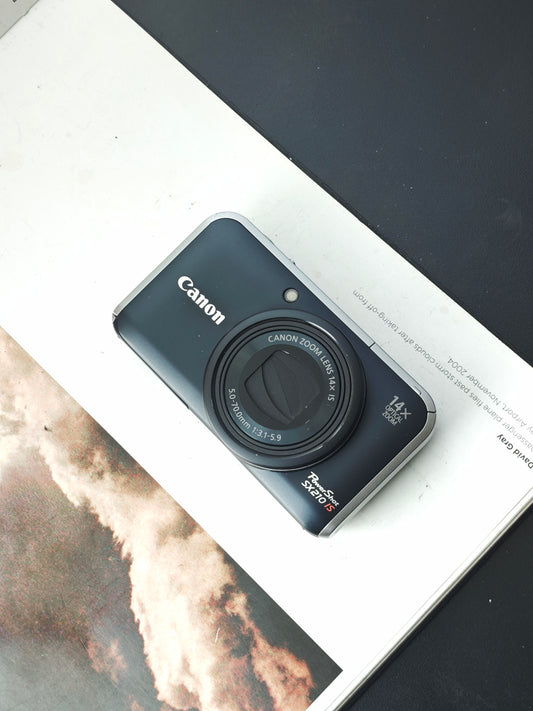 *READ* Used Canon PowerShot SX210 IS Digital Camera [No charger]