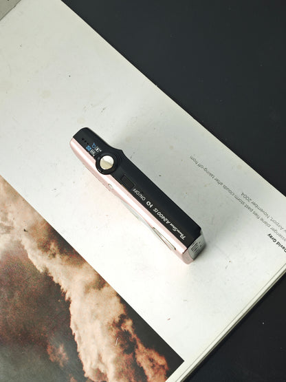 Used Canon PowerShot A2400 IS pink Digital Camera [No charger]