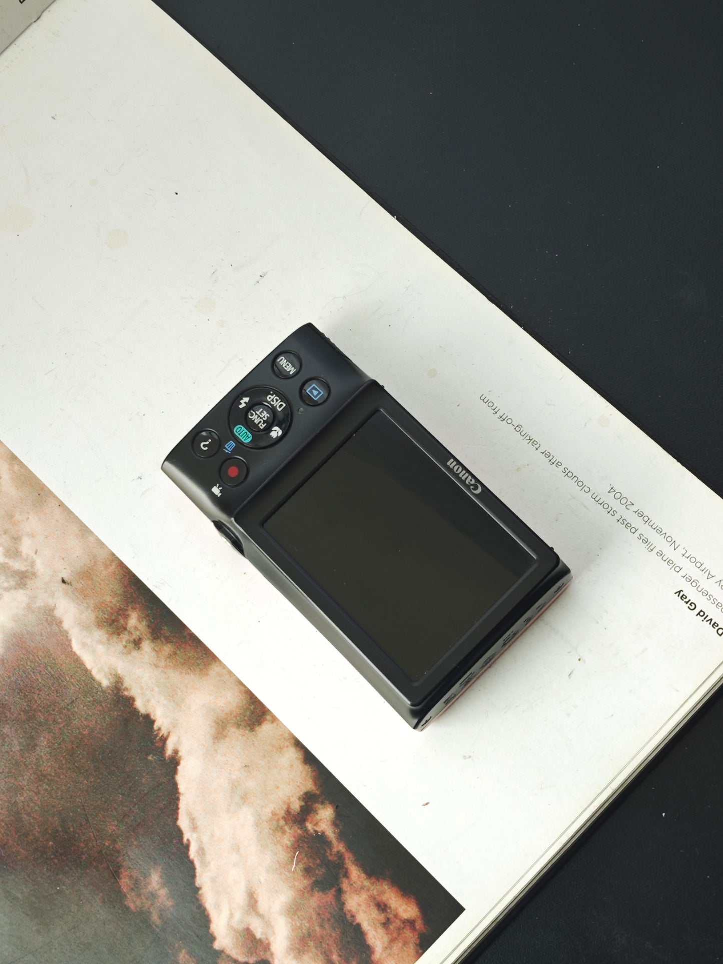 Used Canon PowerShot A2400 IS pink Digital Camera [No charger]