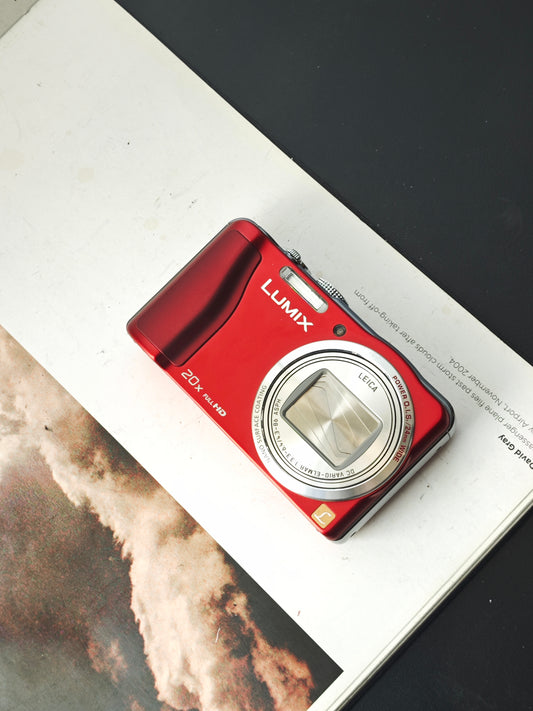 Used Panasonic Lumix DMC-TZ30 red Digital Camera [JPN only, No charger]