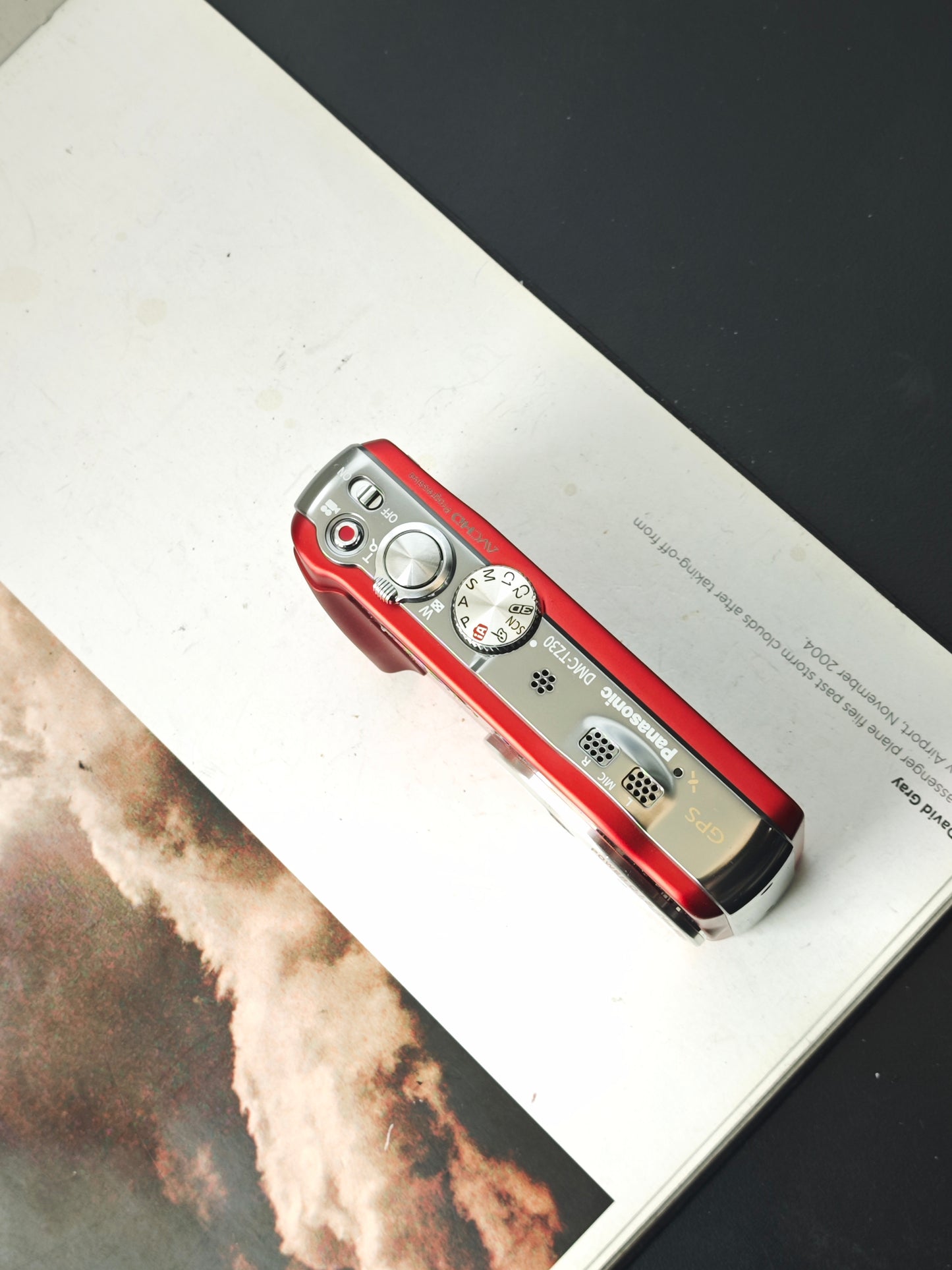 Used Panasonic Lumix DMC-TZ30 red Digital Camera [JPN only, No charger]