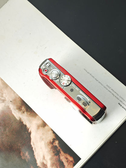 Used Panasonic Lumix DMC-TZ30 red Digital Camera [JPN only, No charger]