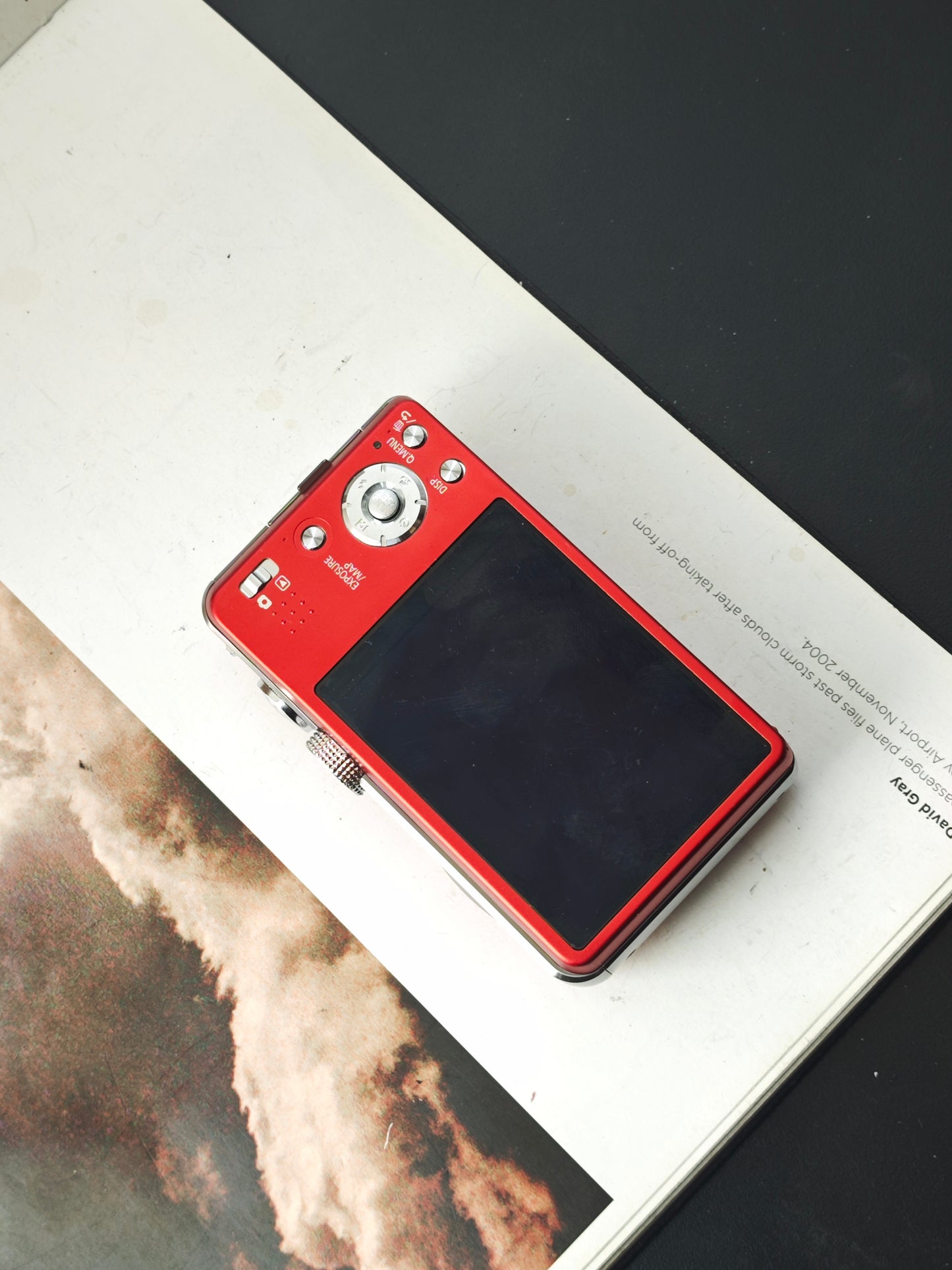 Used Panasonic Lumix DMC-TZ30 red Digital Camera [JPN only, No charger]