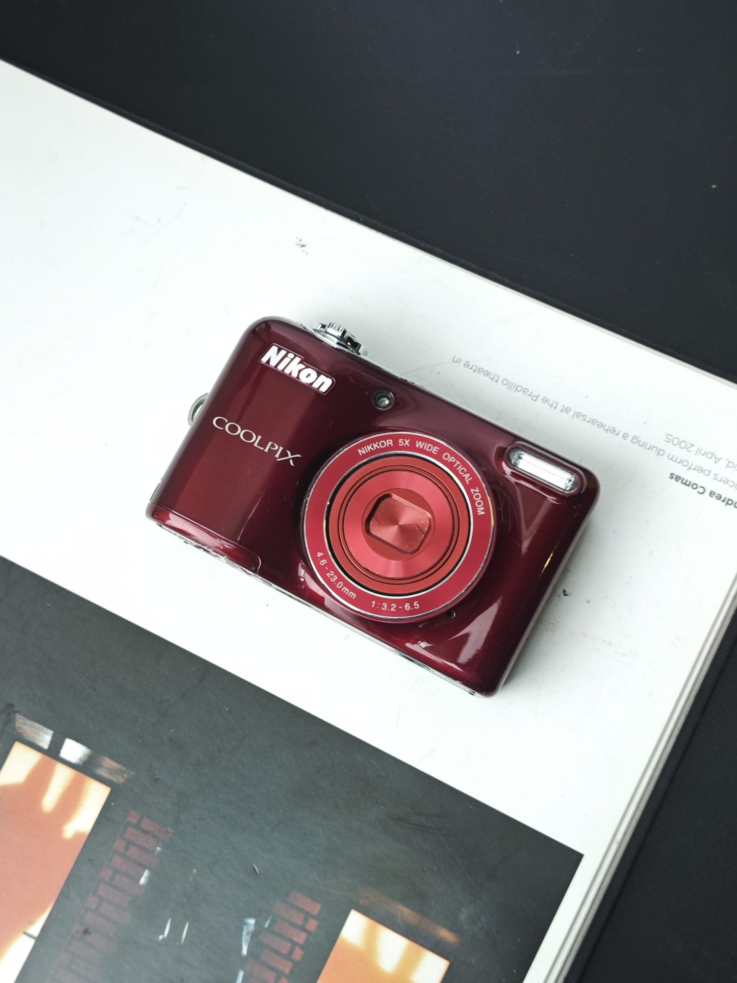 Used Nikon Coolpix L30 red Digital Camera