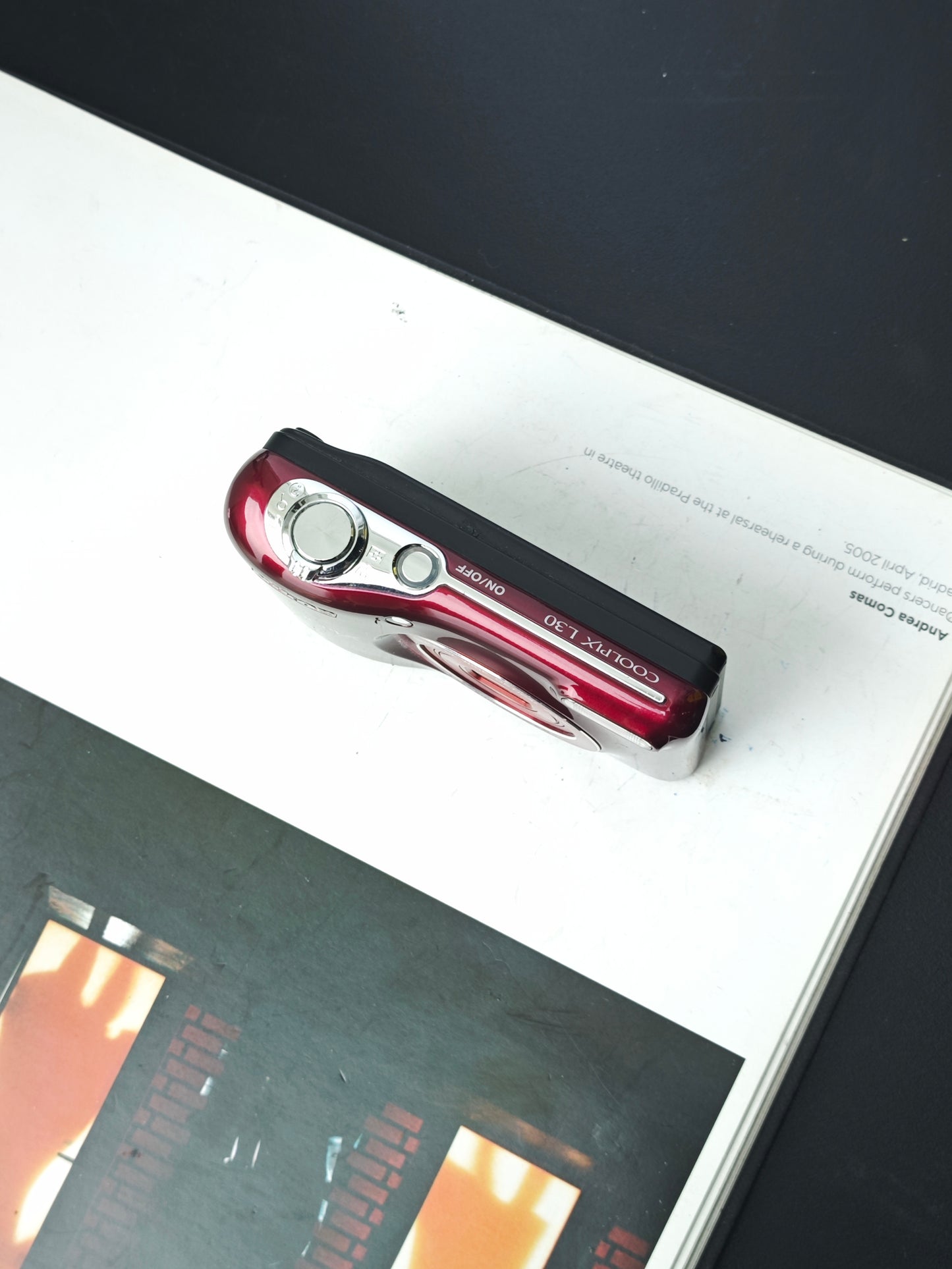 Used Nikon Coolpix L30 red Digital Camera
