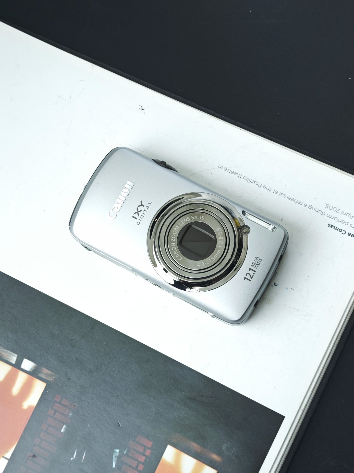 Used Canon IXY 930 IS silver Digital Camera [No charger]