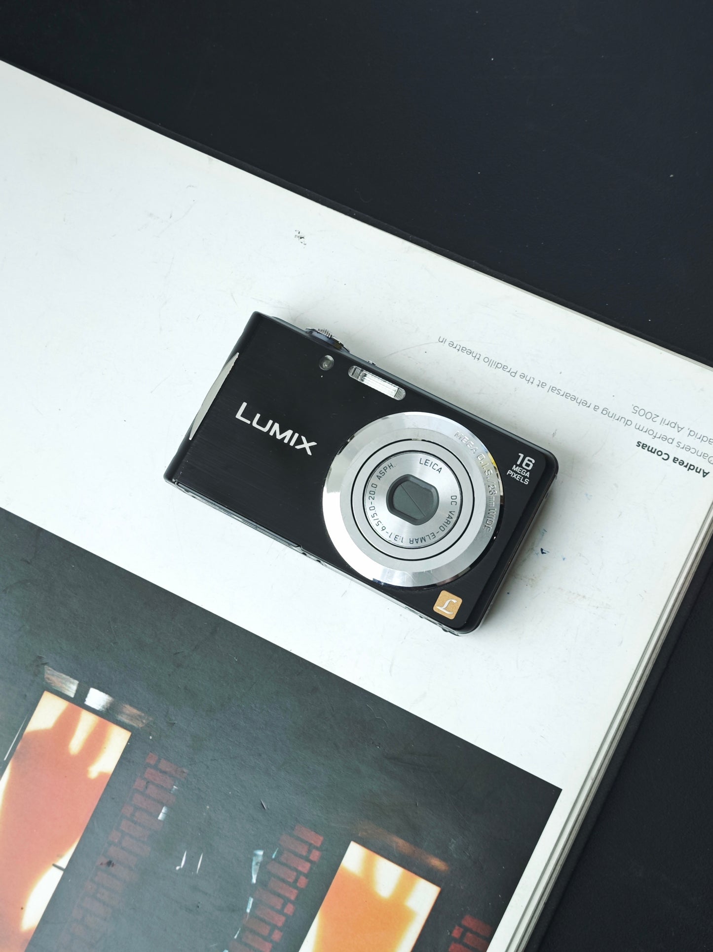 Used Panasonic Lumix DMC-FH5 black Digital Camera [JPN only, No charger]