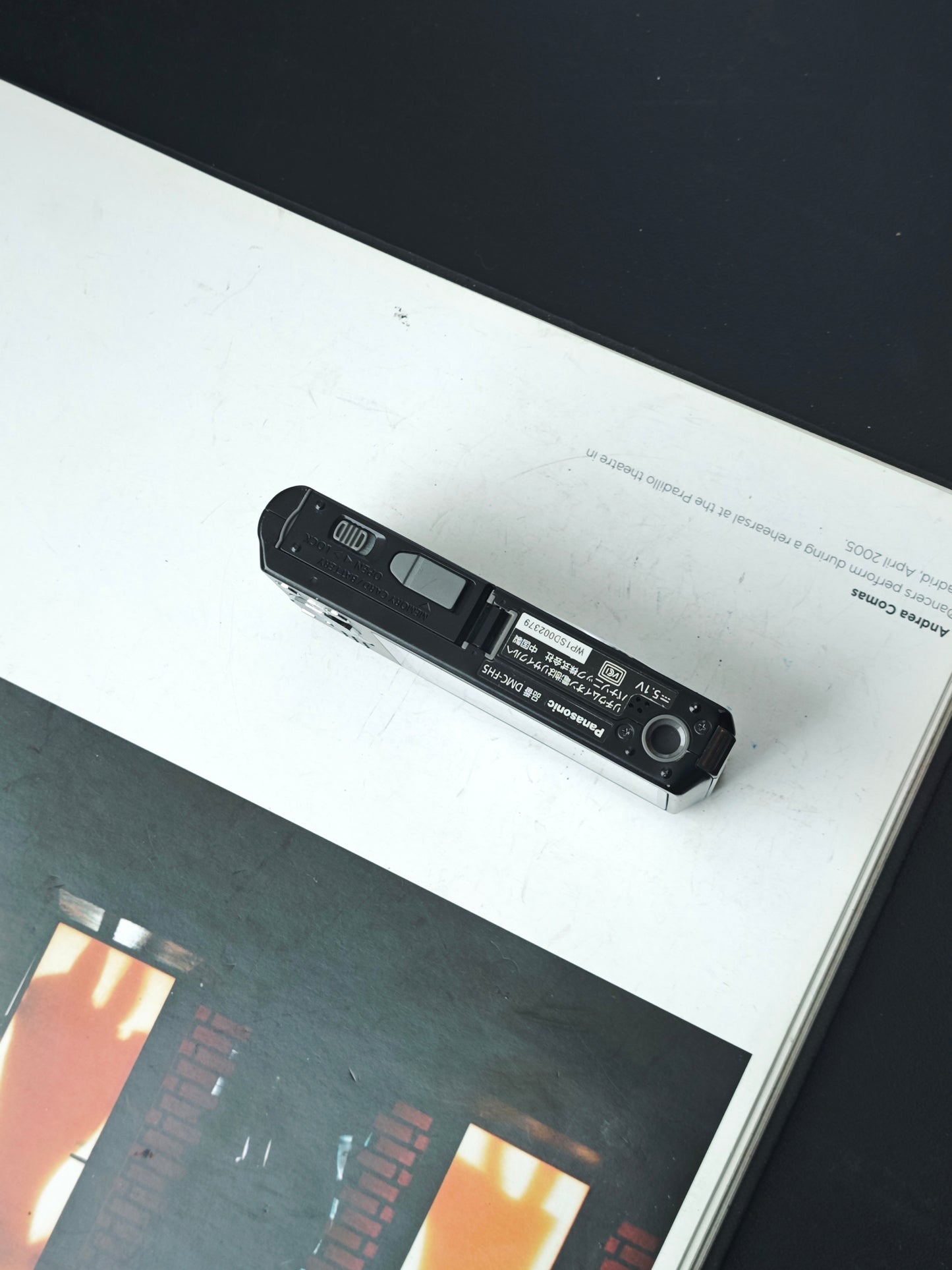 Used Panasonic Lumix DMC-FH5 black Digital Camera [JPN only, No charger]