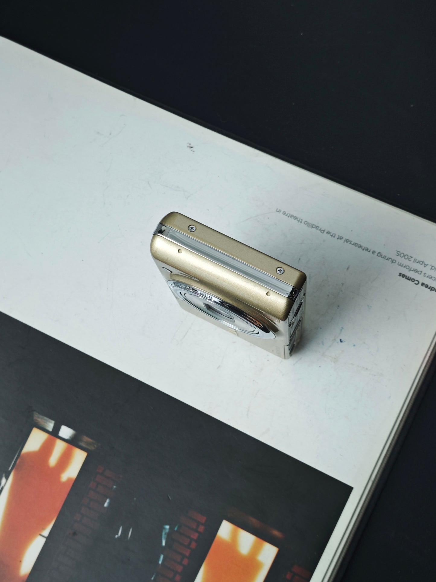 Used Panasonic Lumix DMC-FX77 gold Digital Camera [JPN only, No charger]