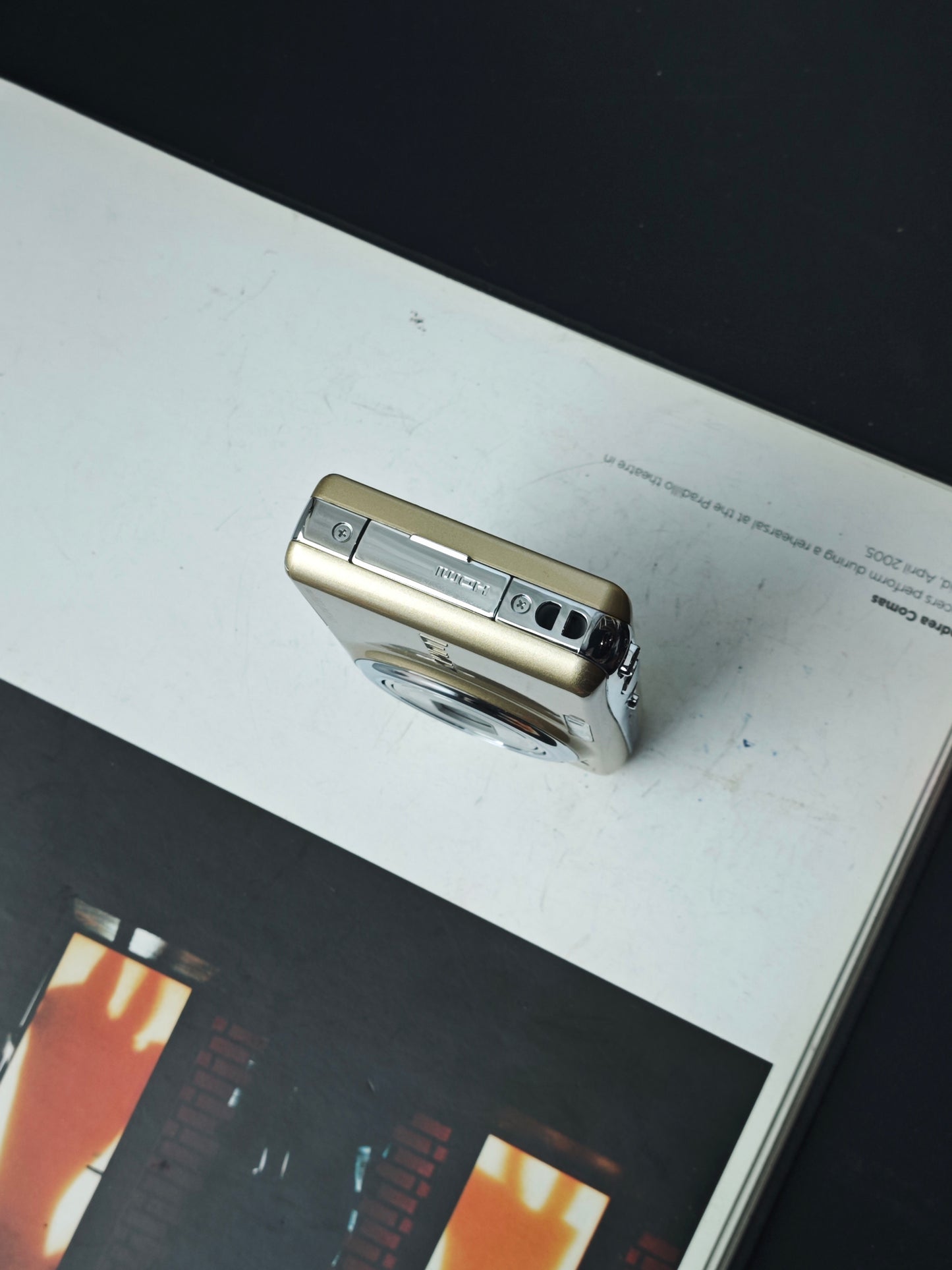 Used Panasonic Lumix DMC-FX77 gold Digital Camera [JPN only, No charger]