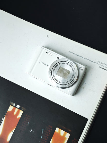 Used Sony Cyber Shot DSC-WX350 white Digital Camera [JPN only, No charger]