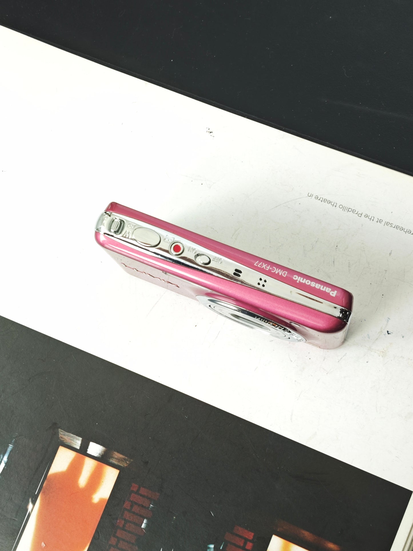 Used Panasonic Lumix DMC-FX77 pink Digital Camera [JPN only]
