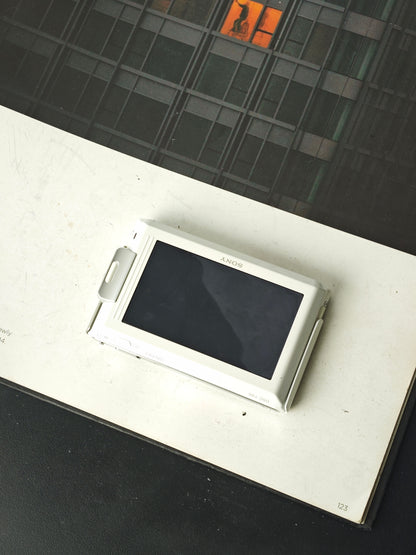 Used Sony Cyber-Shot DSC-T90 white Digital Camera [JPN only, No charger]