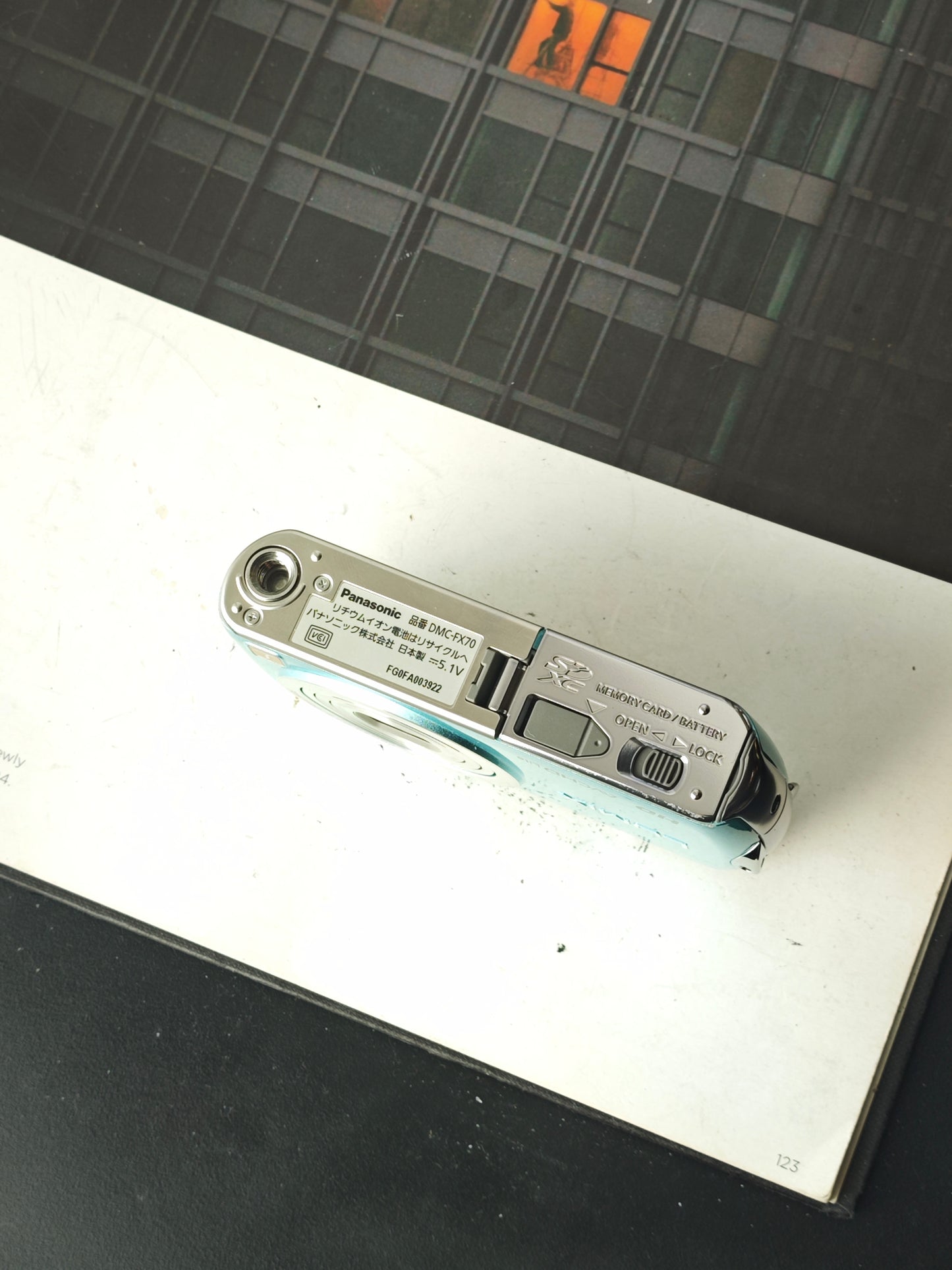 Used Panasonic Lumix DMC-FX70 light blue Digital Camera [JPN only]