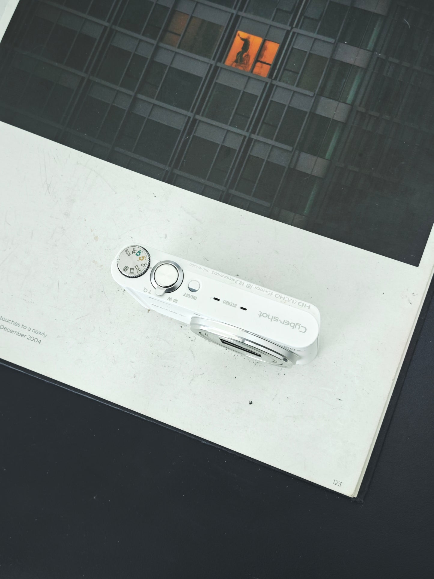 Used Sony Cyber-shot DSC-WX300 white Digital Camera [JPN only, No charger]