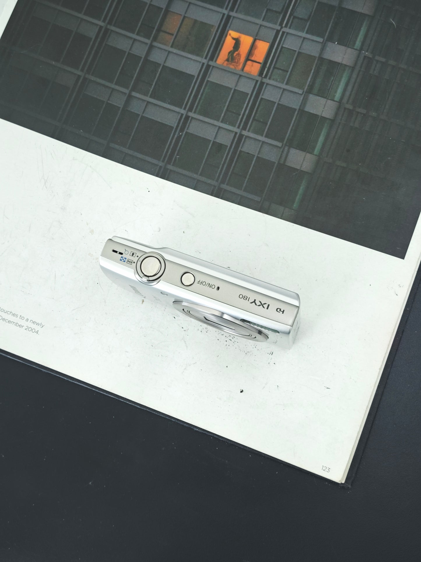 Used Canon IXY 180 silver Digital Camera #061063001775