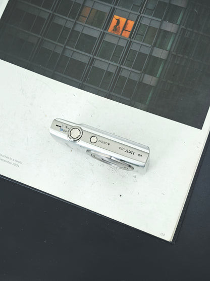 Used Canon IXY 180 silver Digital Camera #061063001775