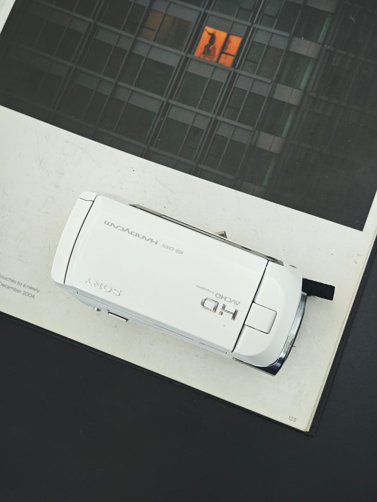 Used Sony HDR-CX470 white Handycam [JPN only]