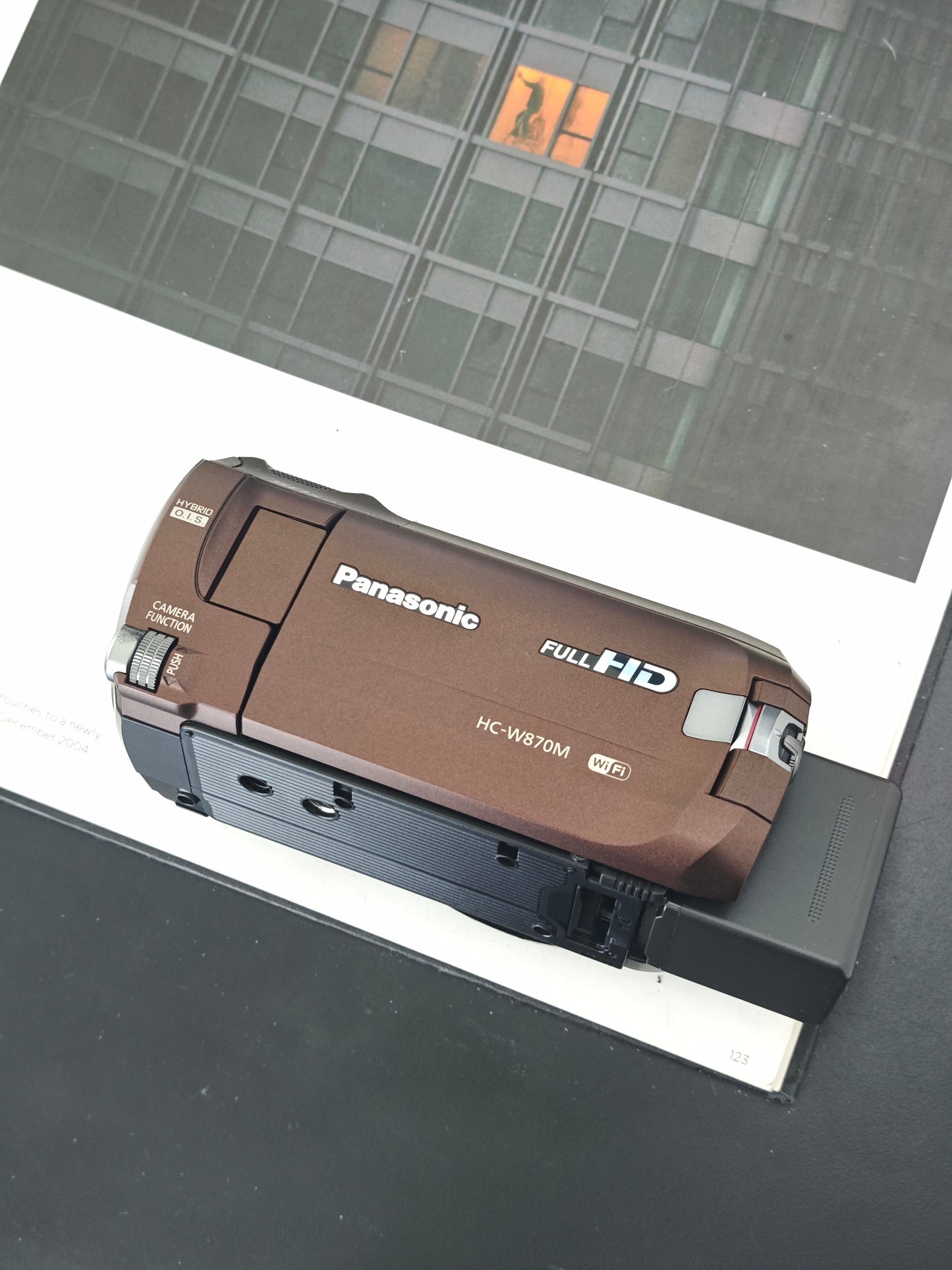 Used Panasonic HC-W870M HD brown Camcorder