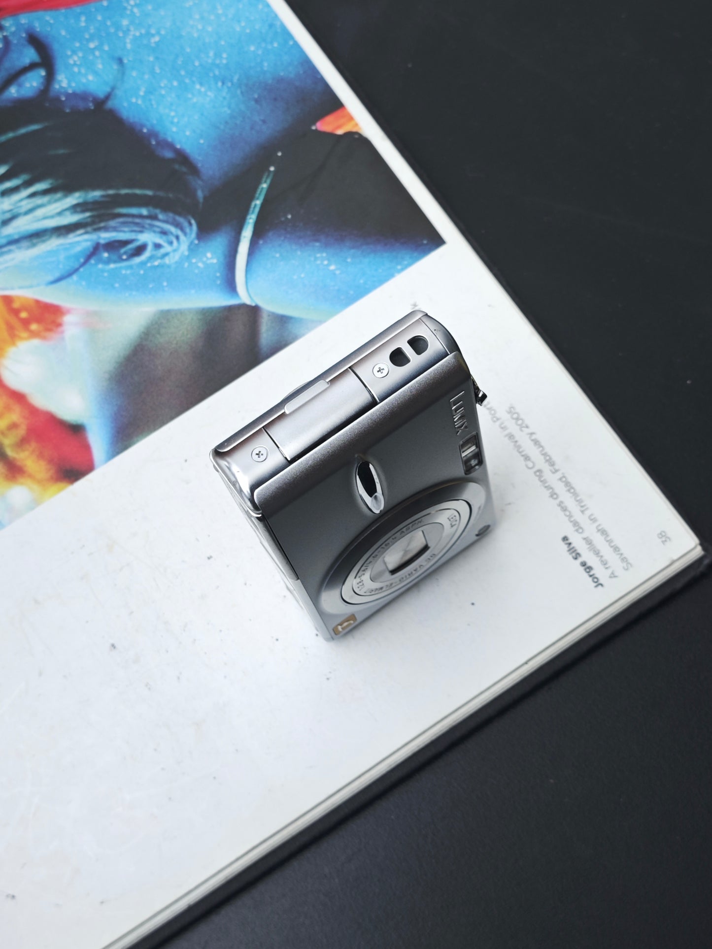 Used Panasonic Lumix DMC-FX30 silver Digital Camera [No charger]