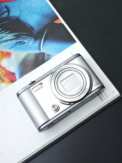 Used Casio EXILIM EX-ZR1700 silver Digital Camera [No charger]
