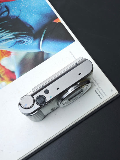 Used Casio EXILIM EX-ZR1700 silver Digital Camera [No charger]