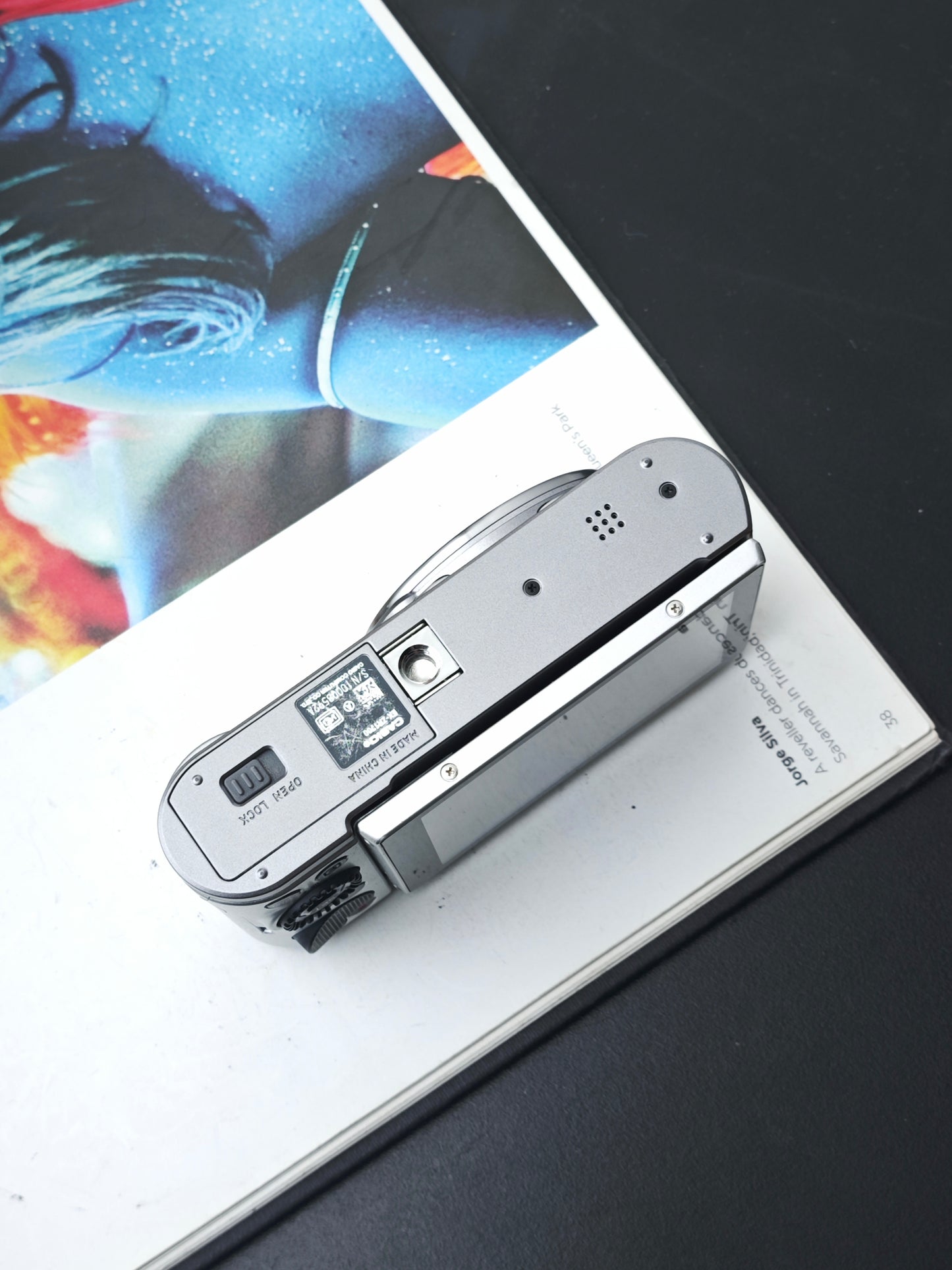 Used Casio EXILIM EX-ZR1700 silver Digital Camera [No charger]