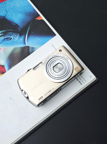 Used Panasonic Lumix DMC-FX70 gold Digital Camera [JPN only, with box]